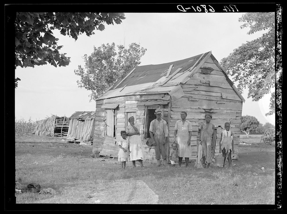 [Untitled photo, possibly related to: Lewis Hunter,  client, with his wife and family on Lady's Island off Beaufort, South…