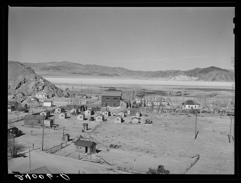 Miner's homes in Silver Peak, Nevada. Sourced from the Library of Congress.