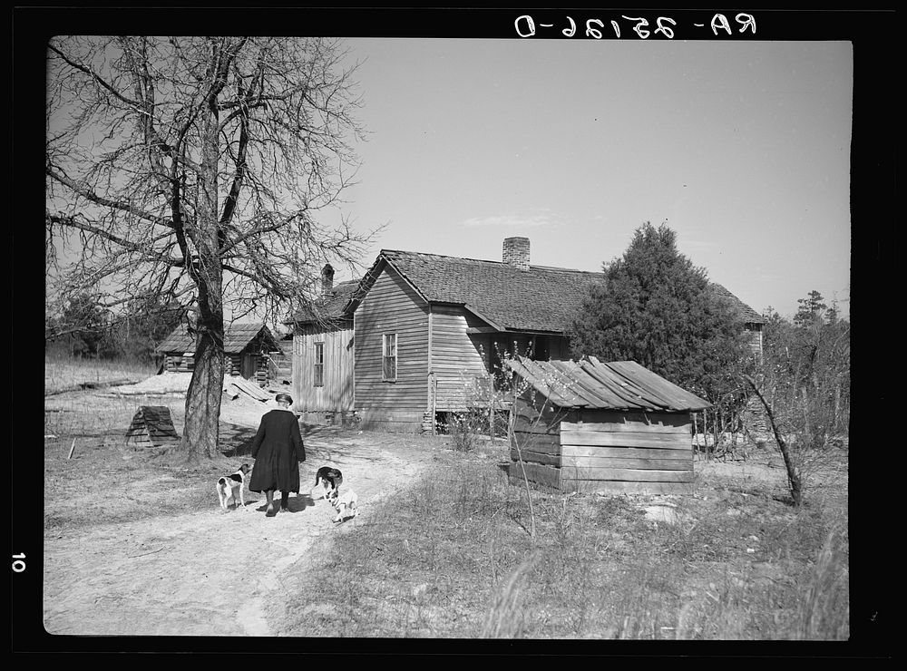 Home of tenant farmer. Walker County, Alabama. Sourced from the Library of Congress.