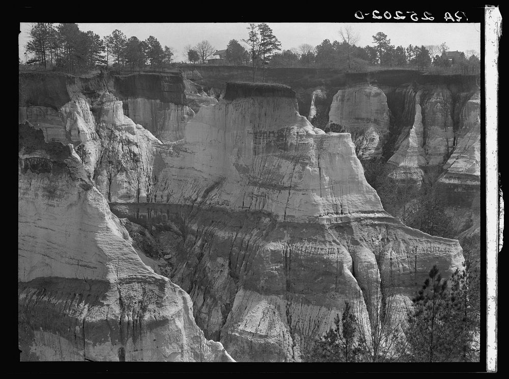 Erosion. Stewart County, Georgia. Sourced from the Library of Congress.