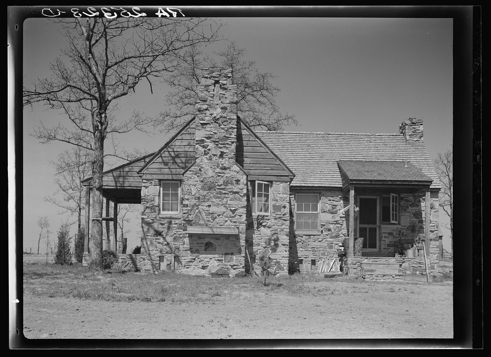 One of the Cumberland Homesteads. Crossville, Tennessee. Sourced from the Library of Congress.