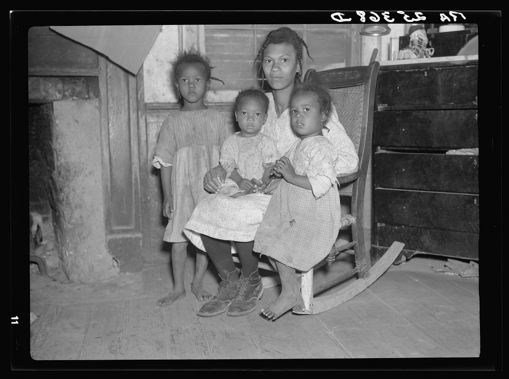 es at Gees Bend, Alabama. Descendants of former slaves of the Pettway Plantation. They are still living under very primitive…