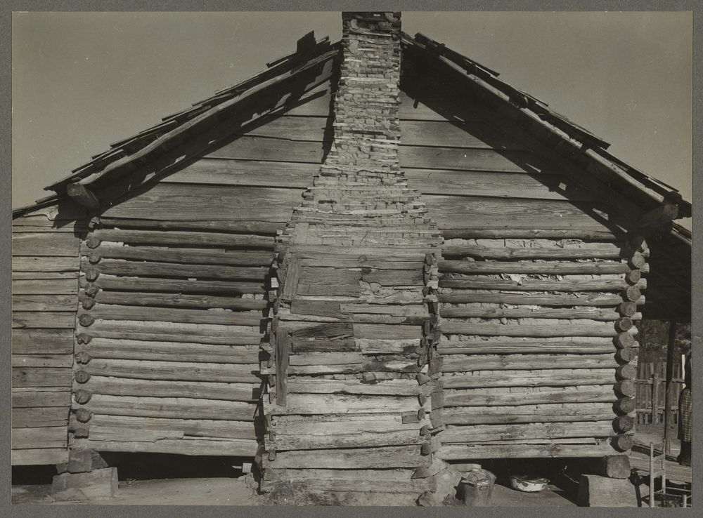  cabin. Gees Bend, Alabama. Sourced from the Library of Congress.
