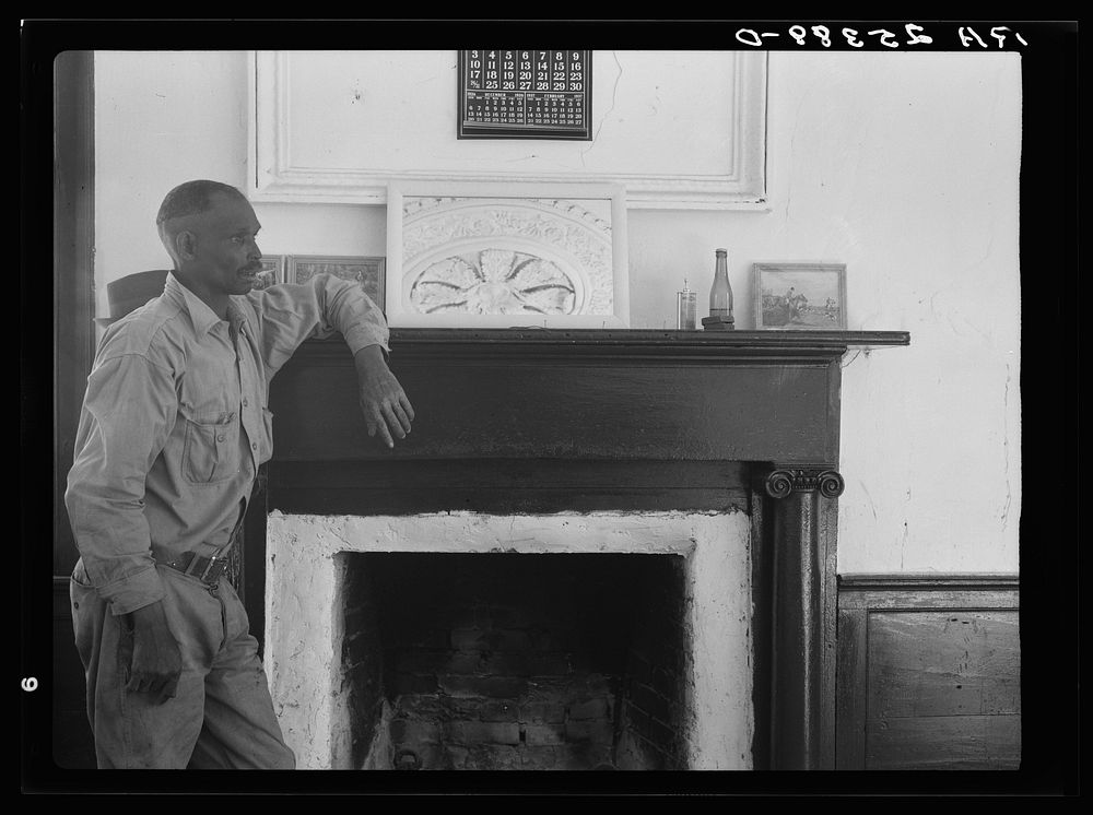 One of the es living on the old Pettway Plantation. Gees Bend, Alabama. John Henry Miller, foreman of the plantation.…