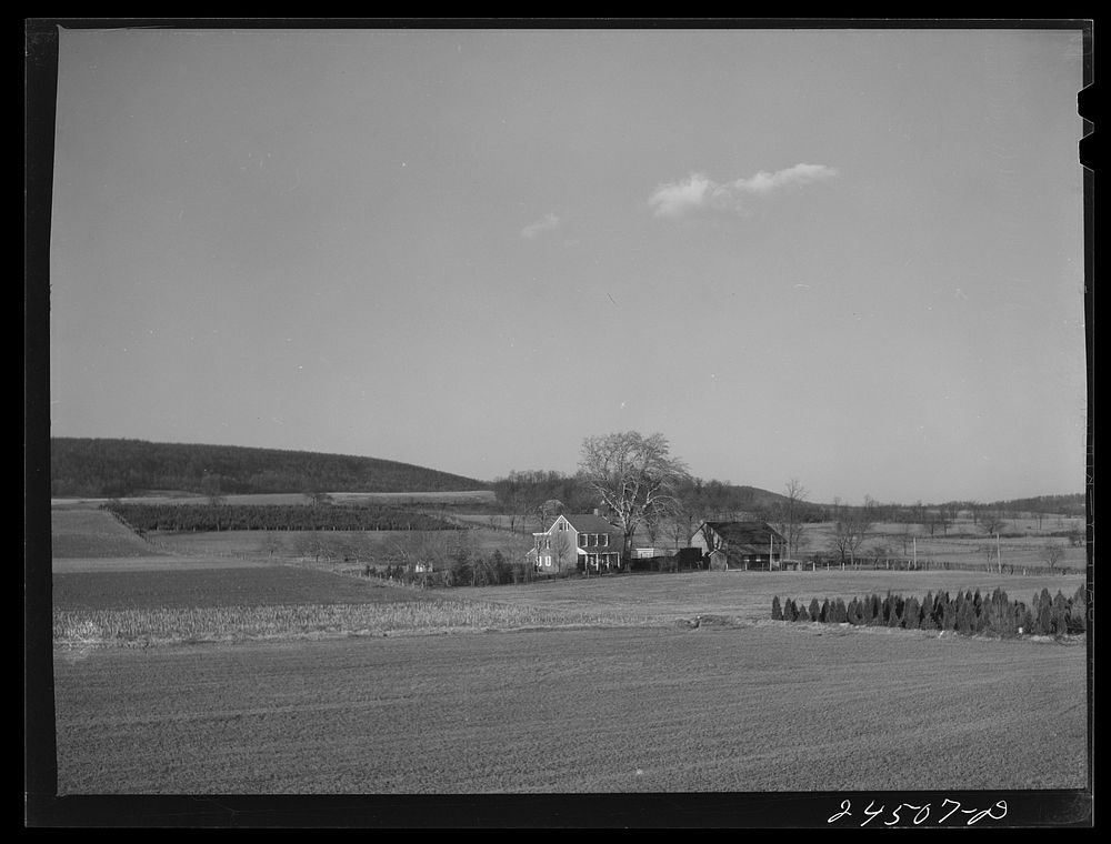 Farm. Lancaster County, Pennsylvania. Sourced from the Library of Congress.