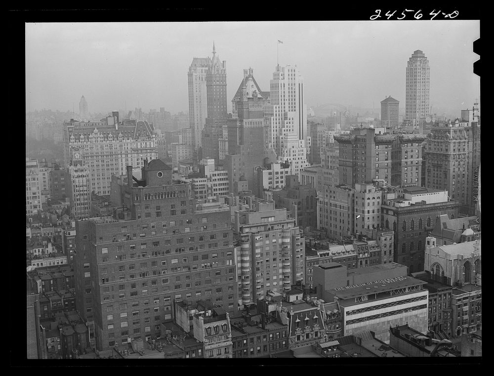 [Untitled photo, possibly related to: Skyline, midtown Manhattan, New York City]. Sourced from the Library of Congress.