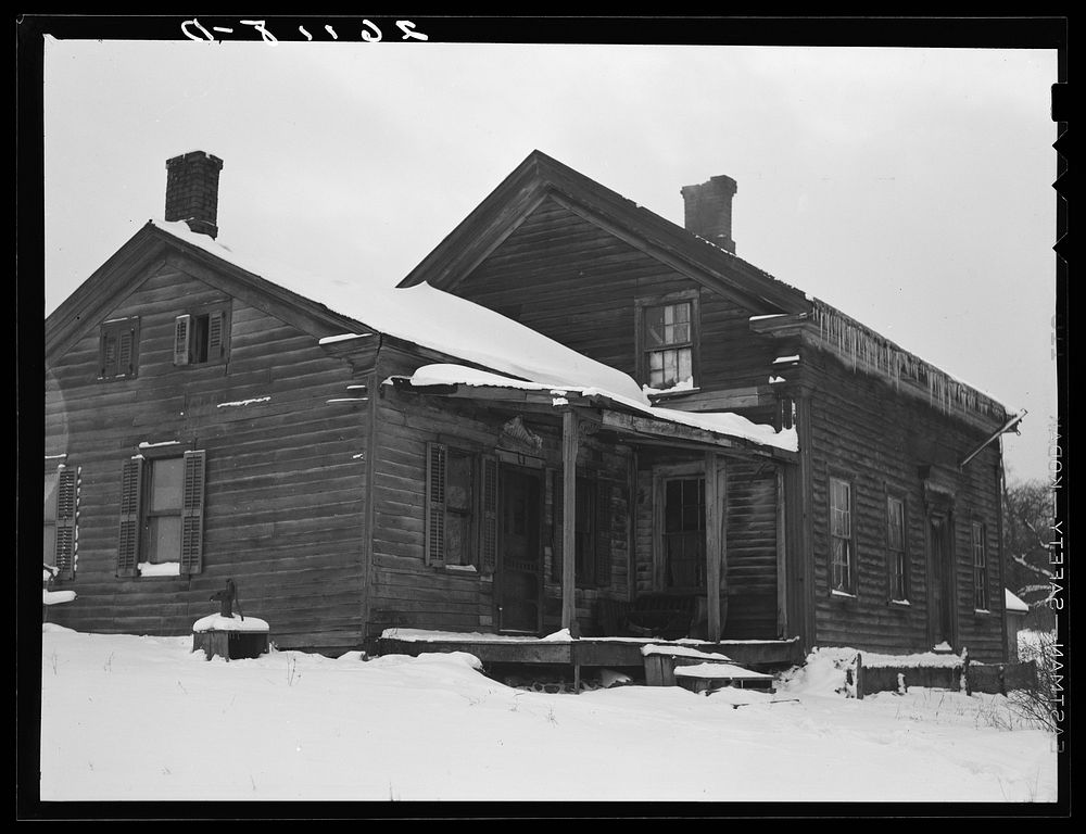 Dalton, Allegany County, New York. Home of John Dudeck. Sourced from the Library of Congress.