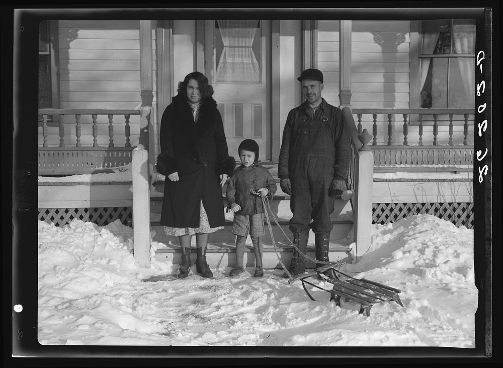William Wallace, wife and child, resettled on 100 acres of good farmland. Near Pulaski, New York, Oswego County. Sourced…