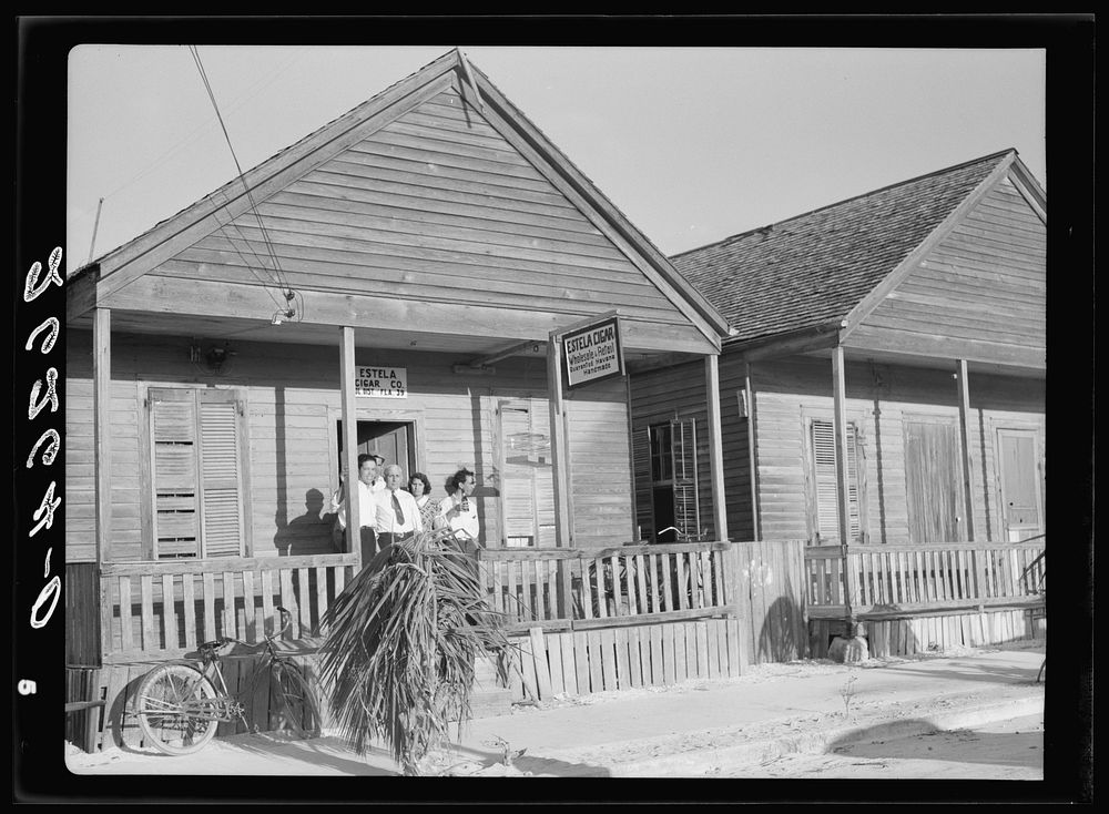 Cigar maker's home. Key West, Florida. Sourced from the Library of Congress.