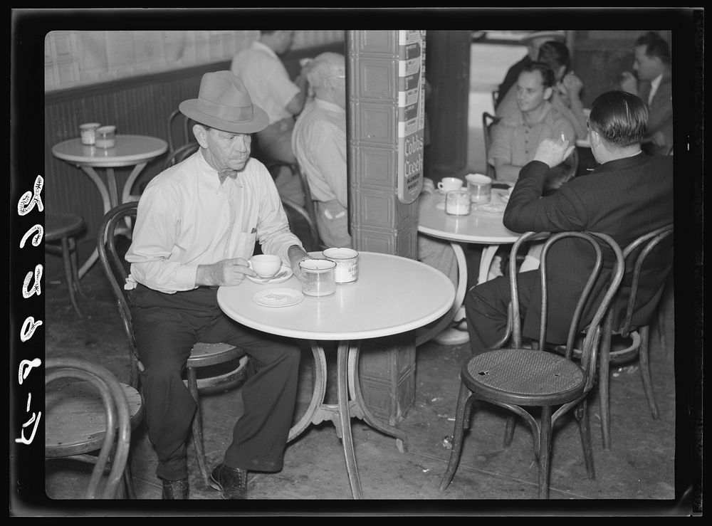 Pepe's coffee shop. Key West, Florida. Sourced from the Library of Congress.