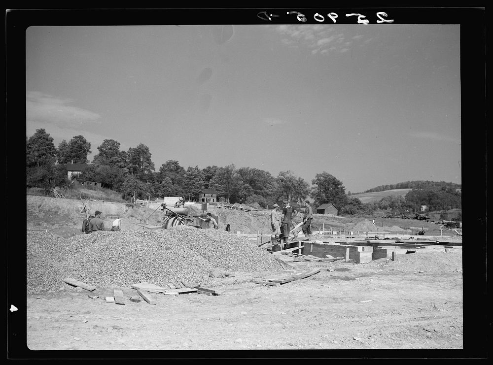 Site of the Otsego Forest Products Cooperative's new modern sawmill. Cooperstown, New York. Sourced from the Library of…