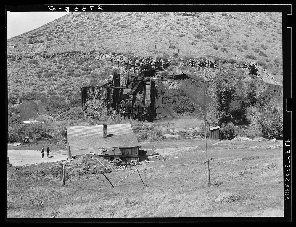 Rural coal mine. Cascade County, Montana. Sourced from the Library of Congress.