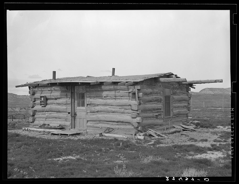 Abandoned homestead. Rosebud County, Montana. Sourced from the Library of Congress.