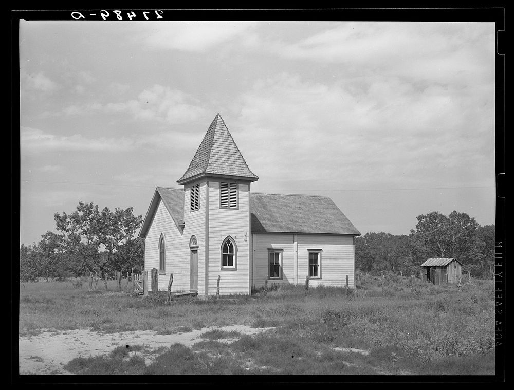 Church. Birney, Montana. Sourced from the Library of Congress.