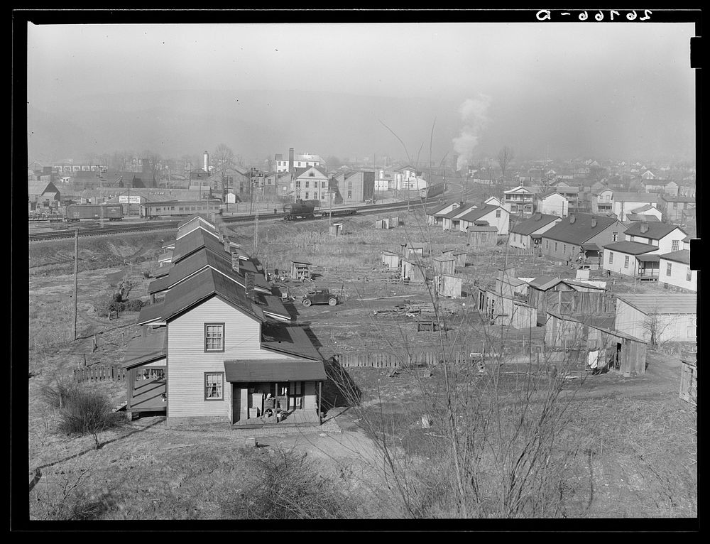 Workers' homes. Covington, Virginia. Sourced from the Library of Congress.
