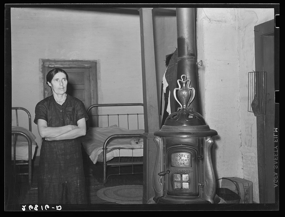 Wife of unemployed coal miner. Zeigler, Illinois. Sourced from the Library of Congress.