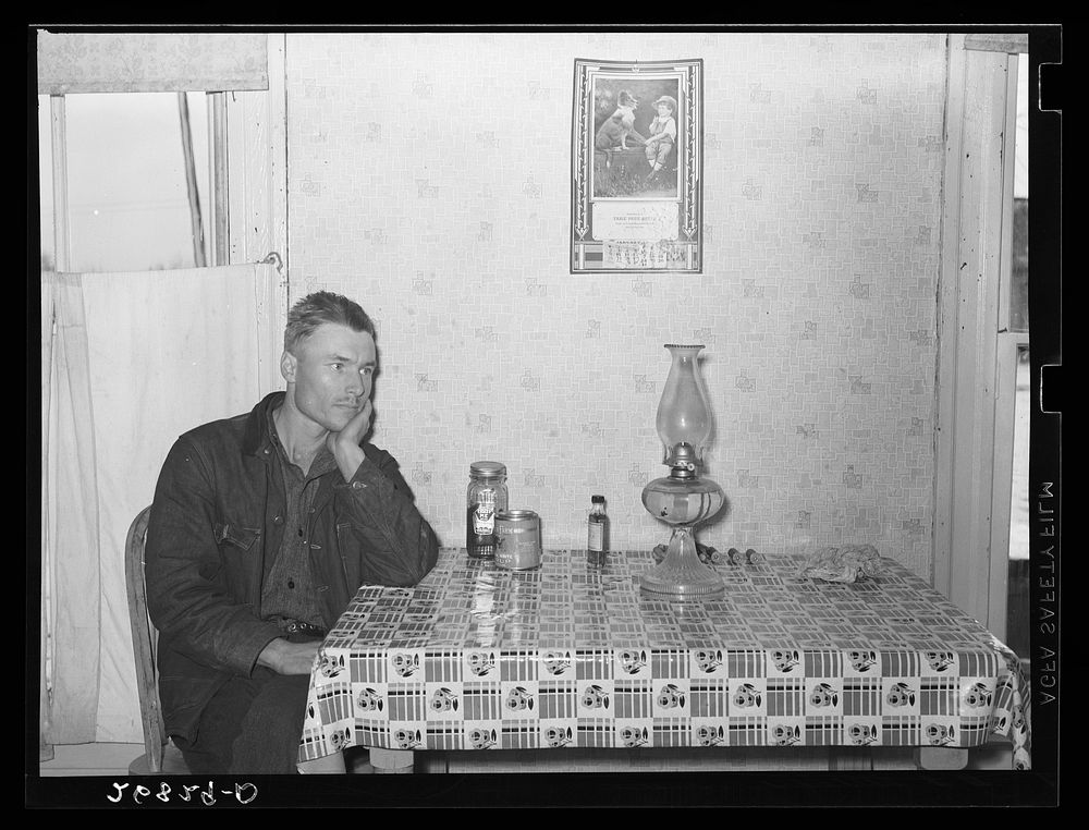 Unemployed coal miner. Bush, Illinois. Sourced from the Library of Congress.