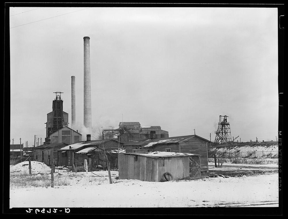 Zeigler number one coal mine. Zeigler, Illinois. Sourced from the Library of Congress.