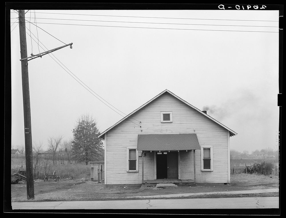Pentacostal church at Cambria, Illinois. Sourced from the Library of Congress.