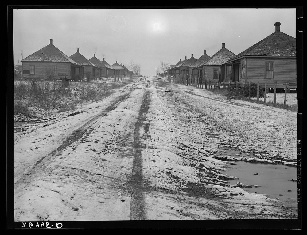 Miners' homes. Freeman Spur, Illinois. Sourced from the Library of Congress.