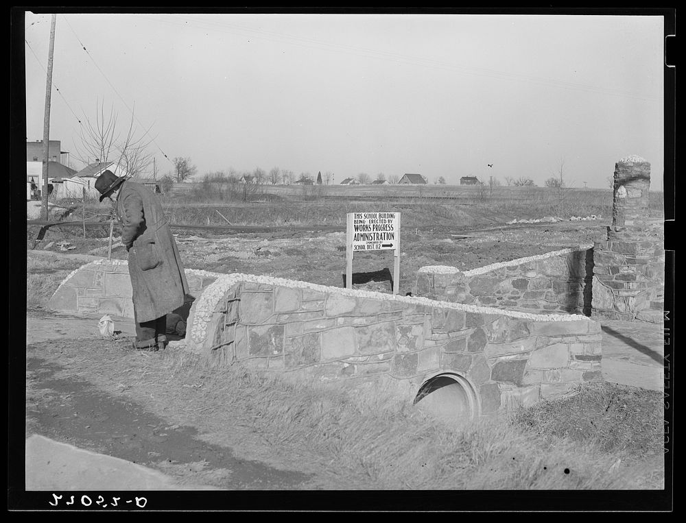 WPA (Works Progress Administration) project. Williamson County, Illinois. Sourced from the Library of Congress.
