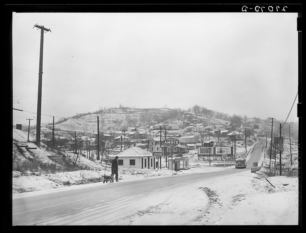 City limits. Clarksburg, West Virginia. Sourced from the Library of Congress.