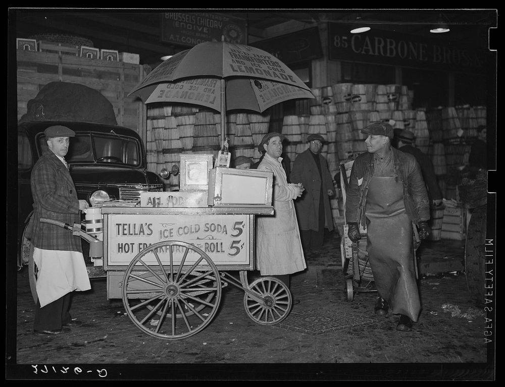 Washington Market, New York City. Sourced from the Library of Congress.