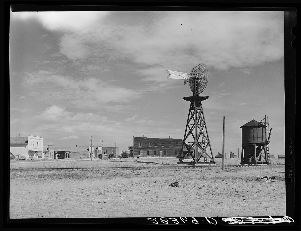 Town abandoned because of continuous crop failures. Keota, Colorado. Sourced from the Library of Congress.