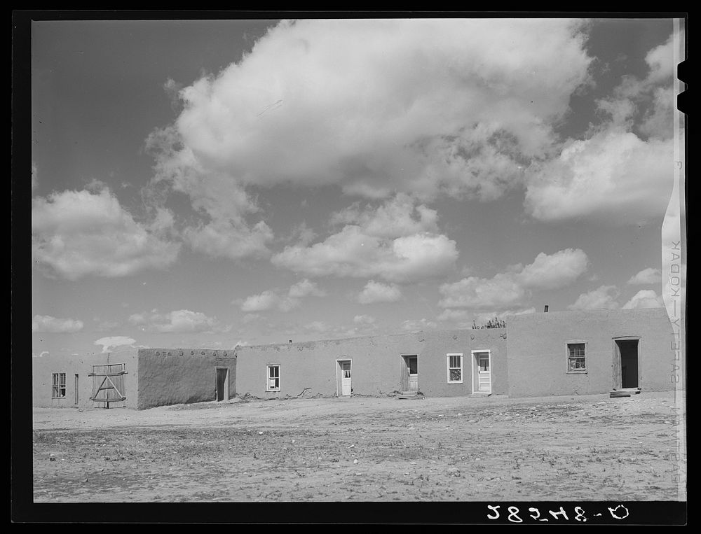 Adobe houses. San Pablo, Colorado. Sourced from the Library of Congress.