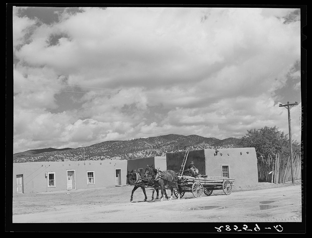 Street in San Pablo, Colorado. Sourced from the Library of Congress.
