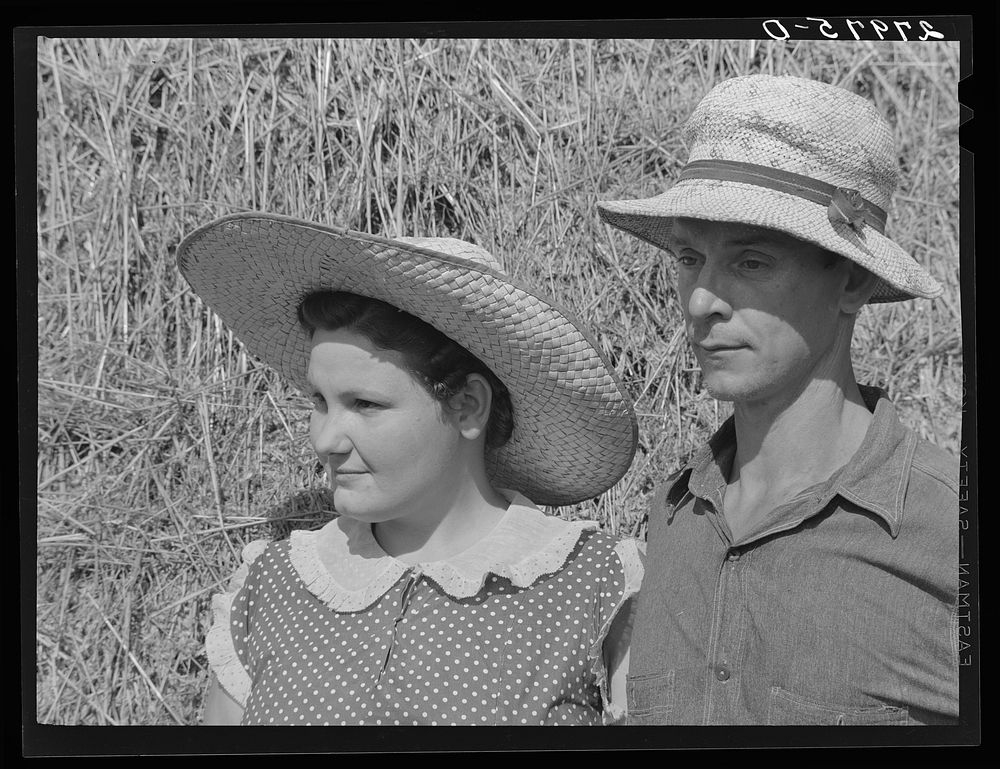 Mr. and Mrs. Ernest Maxwell. Jasper County, Iowa. Sourced from the Library of Congress.
