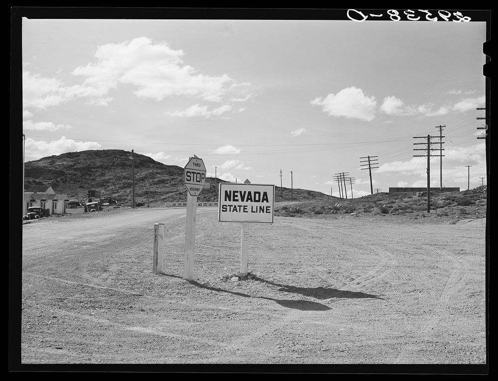 State line. UtahNevada. Sourced Library Free Photo rawpixel