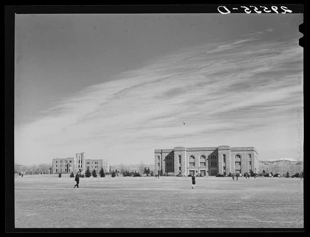 [Untitled photo, possibly related to: Wyoming University. Laramie, Wyoming]. Sourced from the Library of Congress.