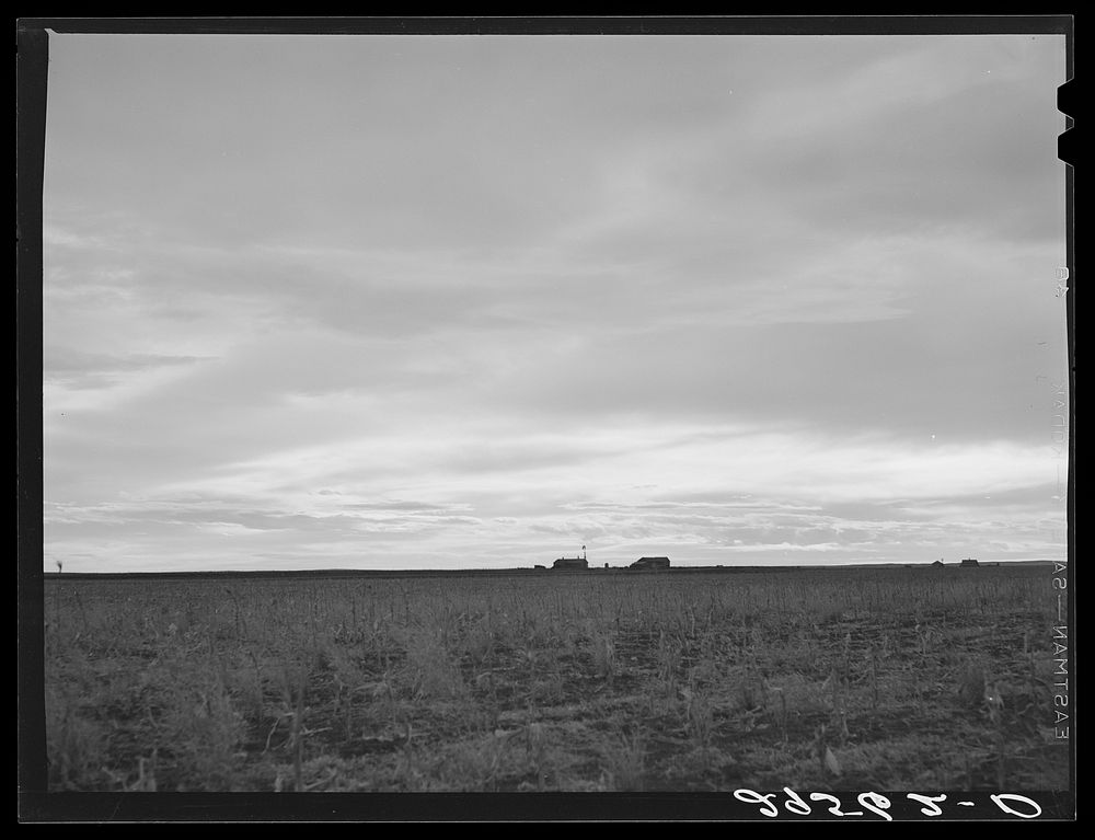 Sunset near Imperial, Nebraska. Sourced from the Library of Congress.