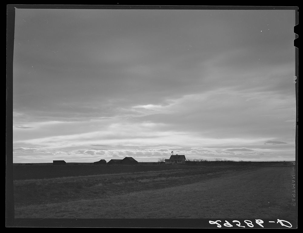 Sunset near Imperial, Nebraska. Sourced from the Library of Congress.