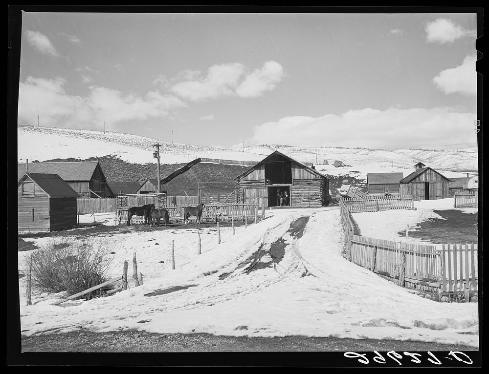 Farm. Summit County, Utah. Sourced from the Library of Congress.