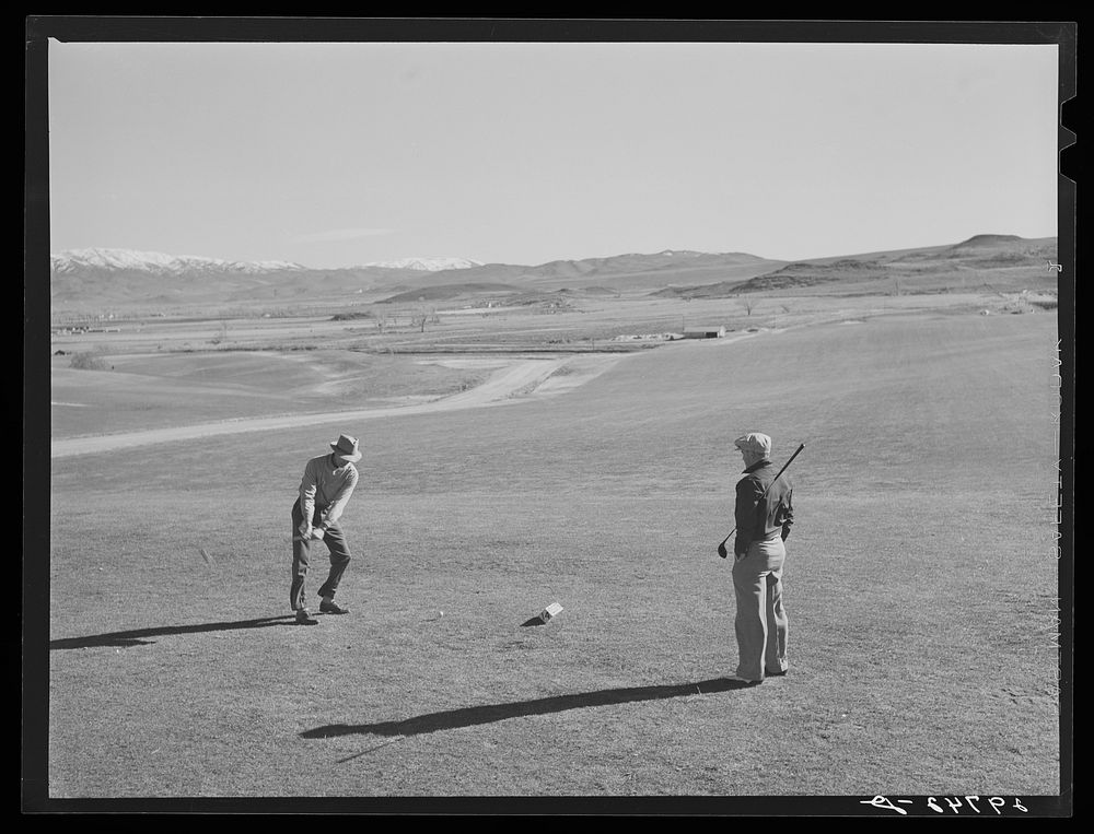 Golf course. Reno, Nevada. Sourced from the Library of Congress.
