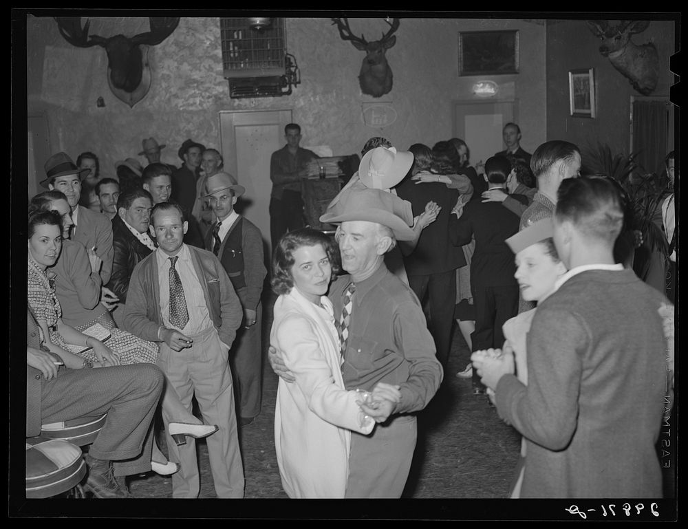 [Untitled photo, possibly related to: Paying the check in restaurant. Las Vegas, Nevada]. Sourced from the Library of…