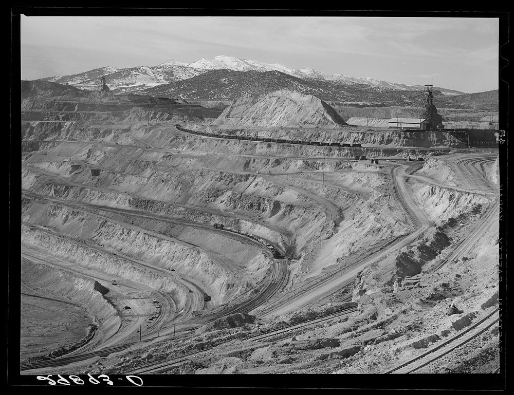 Copper pit. Ruth, Nevada. Sourced from the Library of Congress.