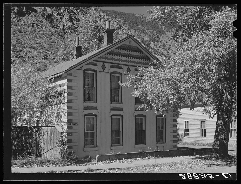 House in old mining town. Georgetown, Colorado. Sourced from the Library of Congress.