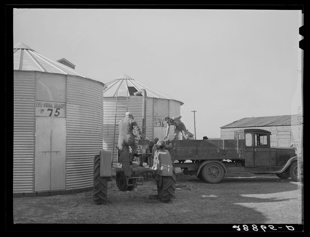 Storing Corn Ever-normal Granary Bins. | Free Photo - Rawpixel