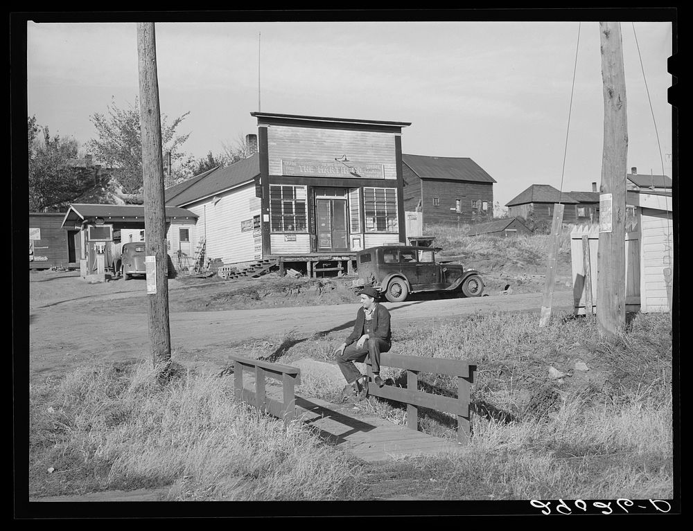 [Untitled photo, possibly related to: General store. Lamoille, Iowa]. Sourced from the Library of Congress.