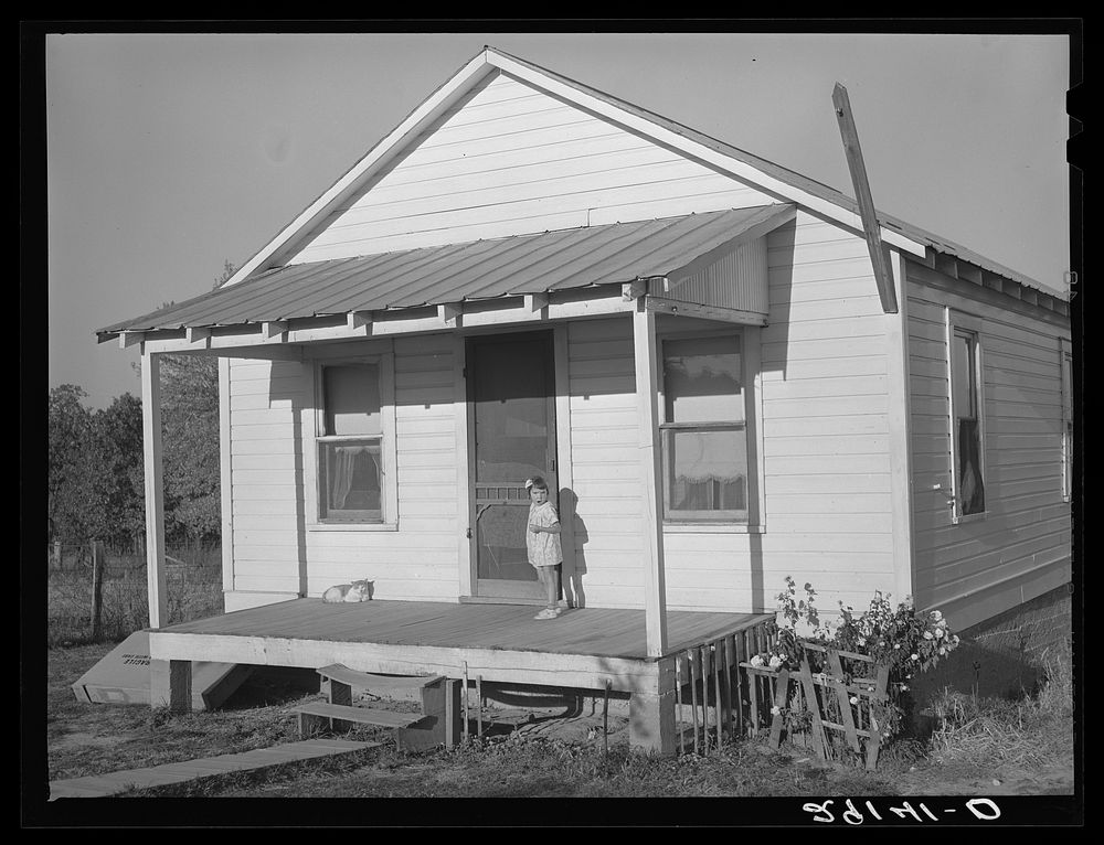 One of the eight houses built by the Farm Security Administration to provide adequate shelters for tiff miners. Sourced from…