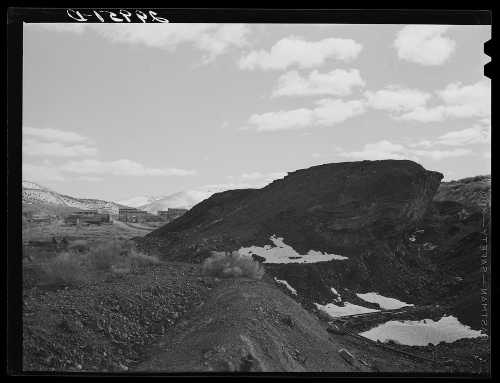 Abandoned mine workings. Austin, Nevada. Sourced from the Library of Congress.