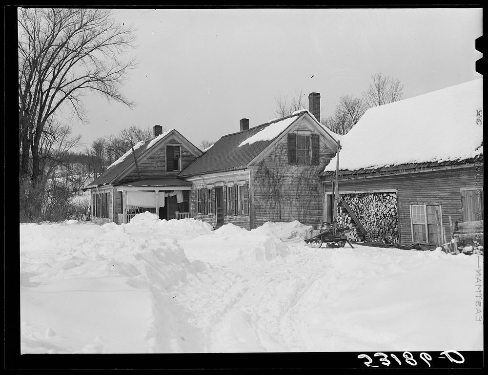 Putney homestead and farm, has been in family about 125 years. Woodstock, Vermont. Sourced from the Library of Congress.