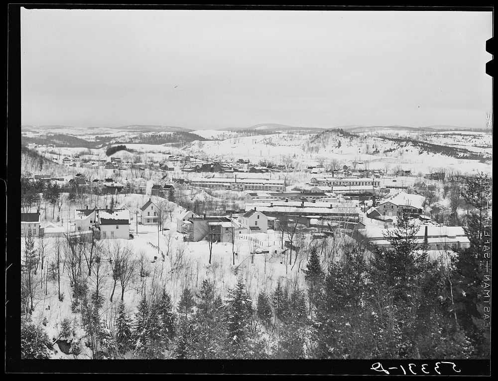 Barre, Vermont. Marble center. Sourced from the Library of Congress.