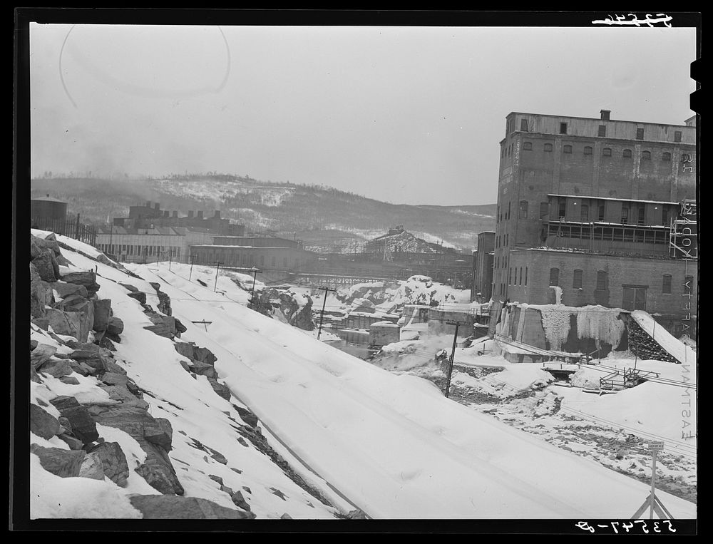 [Untitled photo, possibly related to: Berlin, New Hampshire, paper mill town inhabited largely by French Canadians and…