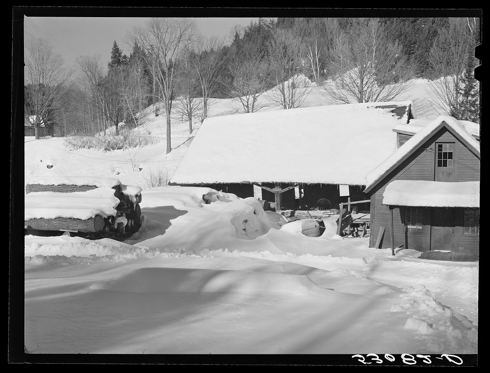 Sawmill. Woodstock, Vermont. Sourced from the Library of Congress.