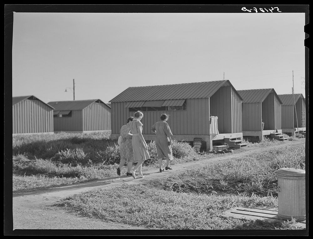 [Untitled photo, possibly related to: Isolation unit for contagious diseases at Osceola migratory labor camps. Belle Glade…