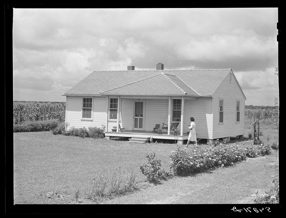 Nurse making a home visit to see one of the project families. Terrebonne Project, Schriever, Louisiana. Sourced from the…